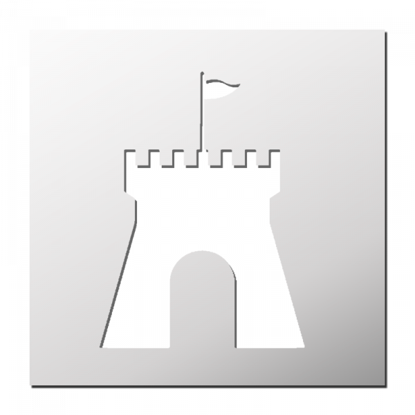 Pochoir Château Fort