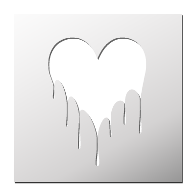 Pochoir Déco Coeur