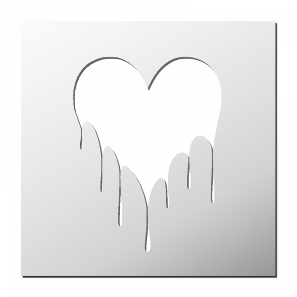 Pochoir Déco Coeur