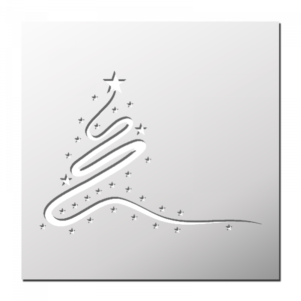 Pochoir Sapin de Noël