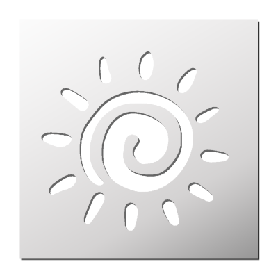 Pochoir Soleil