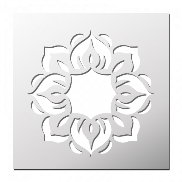 Pochoir Fleur