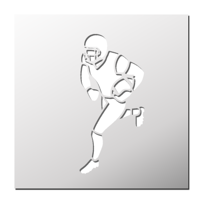 Pochoir Football Américain