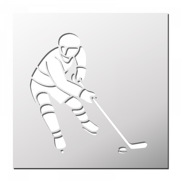 Pochoir Hockey sur glace
