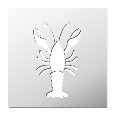 Pochoir Homard