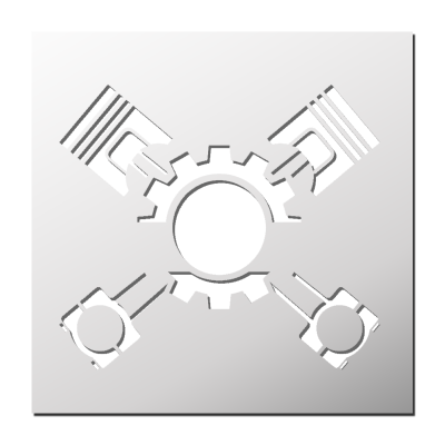 Pochoir Moteur