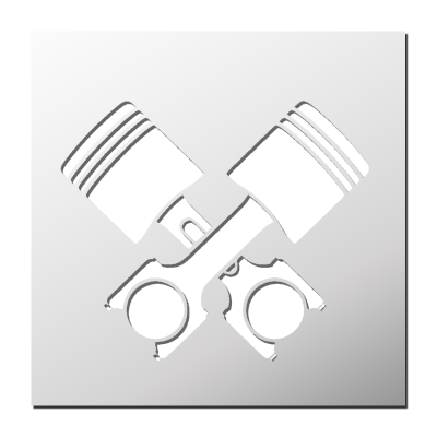 Pochoir Pistons Moteur