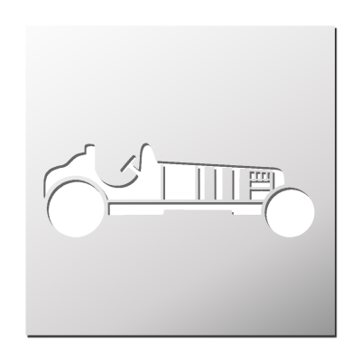 Pochoir Voiture Ancienne