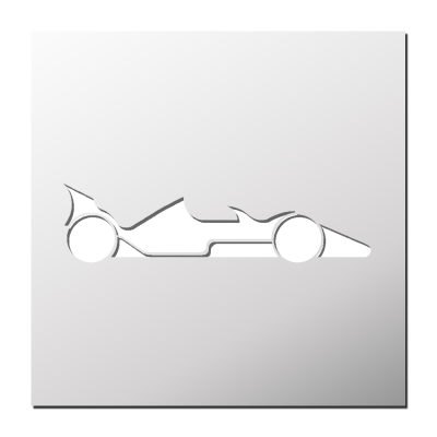 Pochoir Voiture de Sport