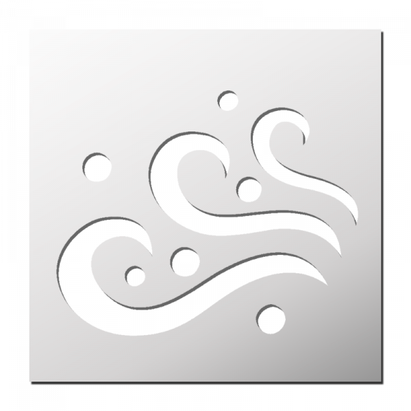 Pochoir Vague