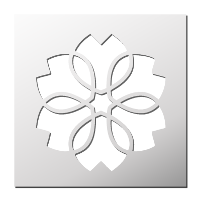Pochoir Fleur