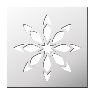 Pochoir Fleur