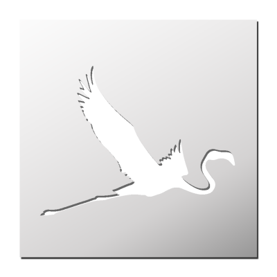 Pochoir Flamant Rose