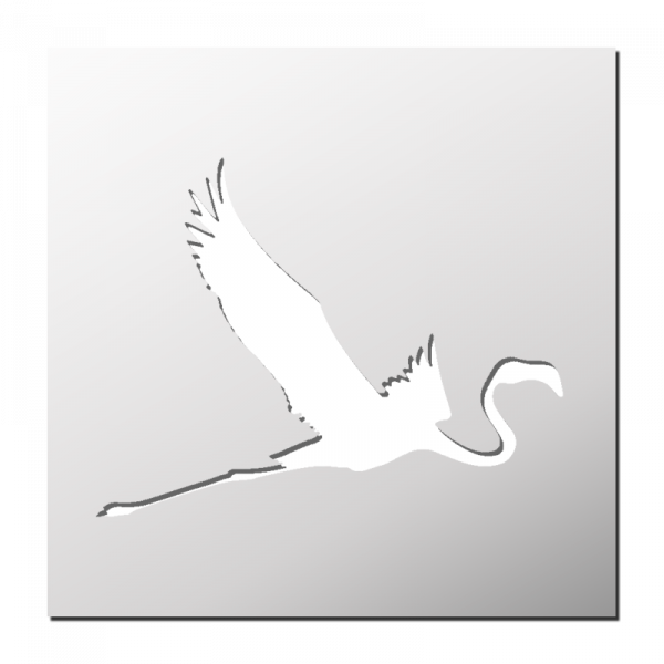 Pochoir Flamant Rose
