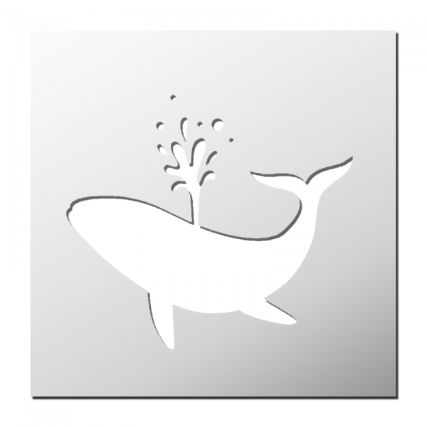Pochoir Baleine