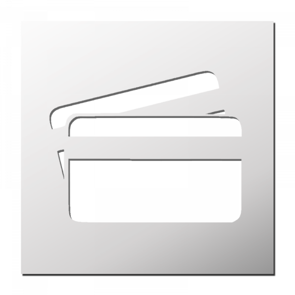 Pochoir Carte Bleue