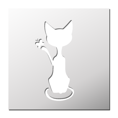 Pochoir Chat