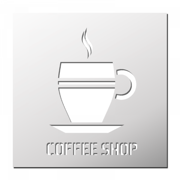 Pochoir COFFEE SHOP