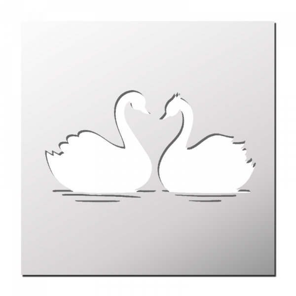 Pochoir Cygnes