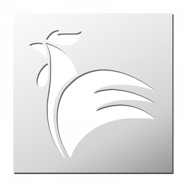Pochoir Coq