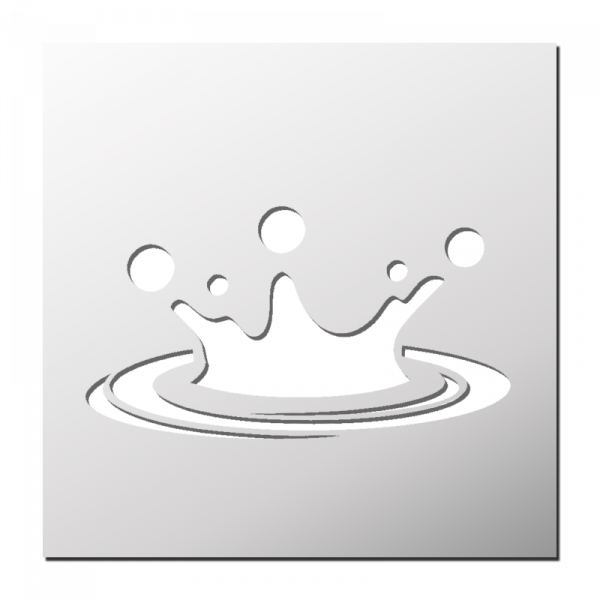 Pochoir Eclaboussure Eau