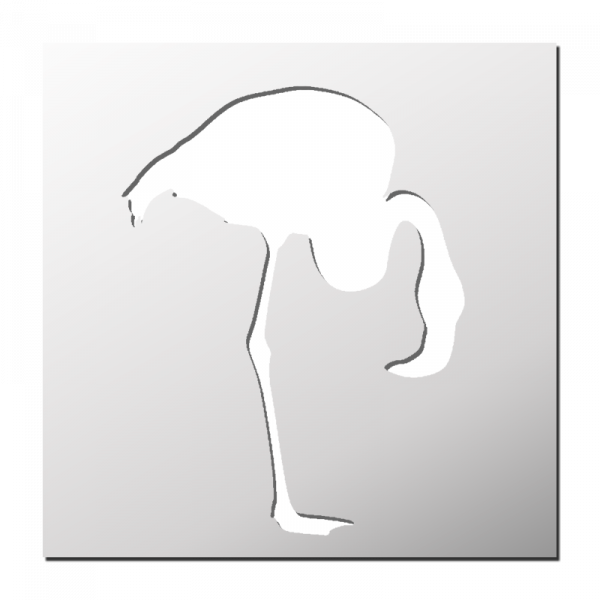 Pochoir Flamant Rose