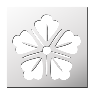Pochoir Fleur