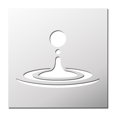 Pochoir Goutte d’eau