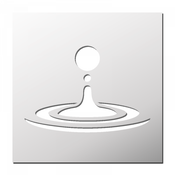Pochoir Goutte d'eau