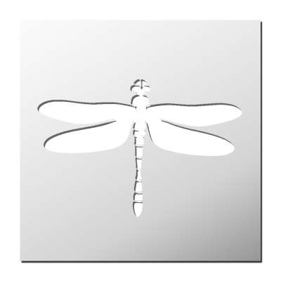 Pochoir Libellule