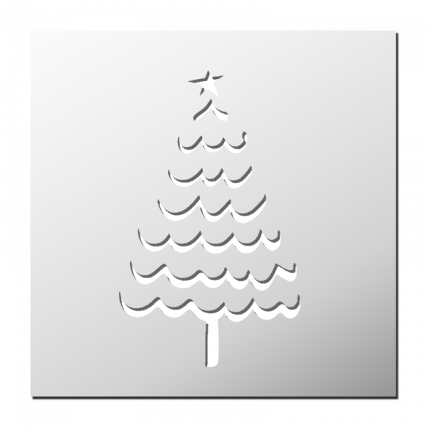 Pochoir Sapin de Noël