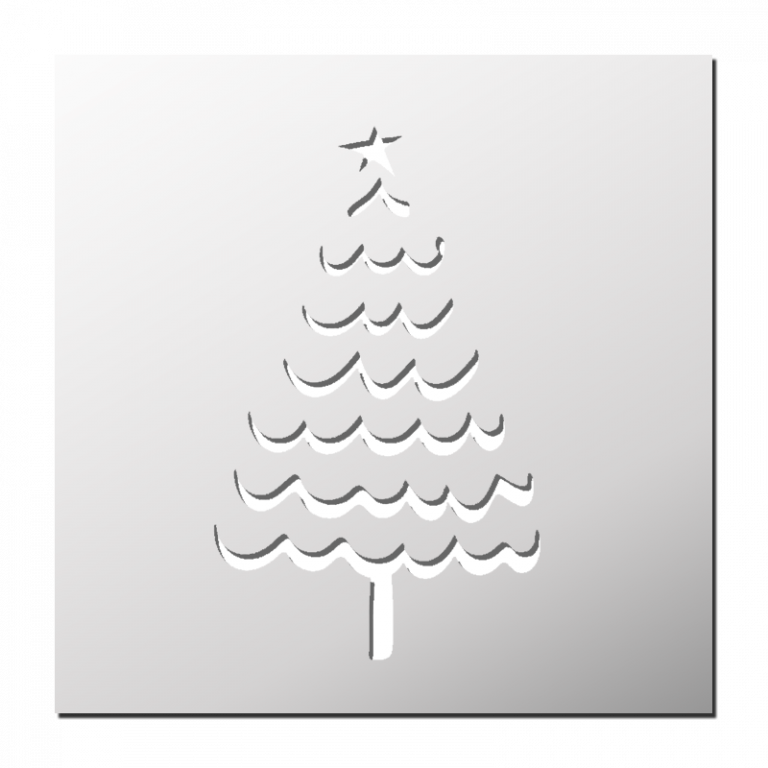 Pochoir Sapin de Noël Livraison Gratuite*
