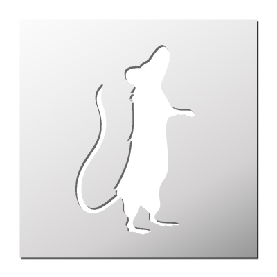 Pochoir Souris