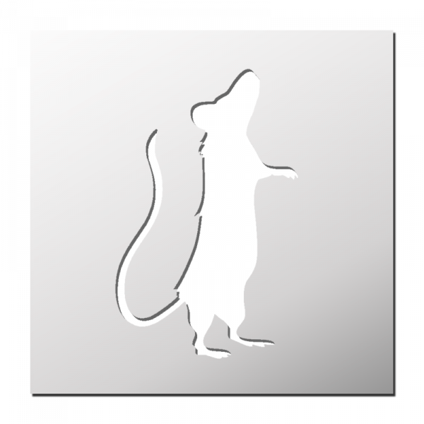 Pochoir Souris