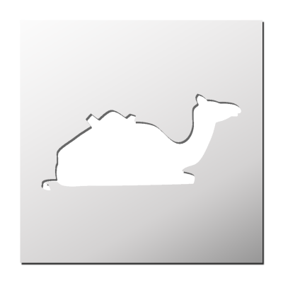 Pochoir Dromadaire