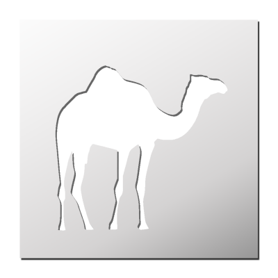 Pochoir Dromadaire