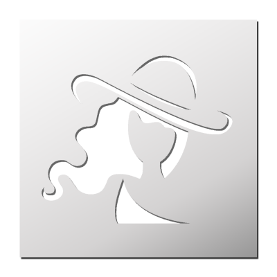 Pochoir Femme