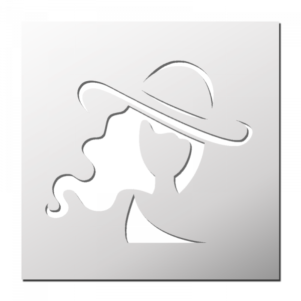 Pochoir Femme