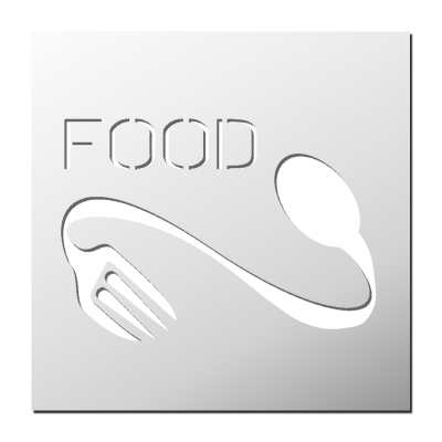 Pochoir FOOD