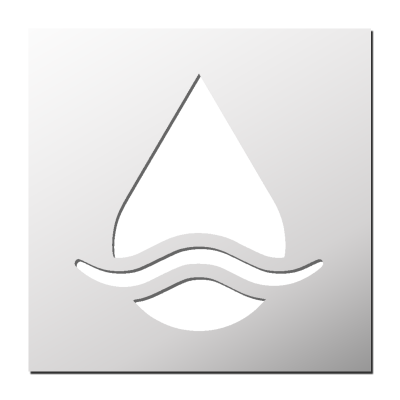 Pochoir Goutte d’eau