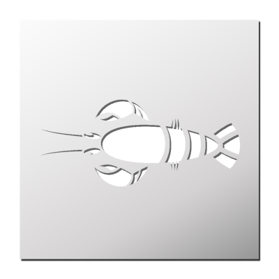 Pochoir Homard