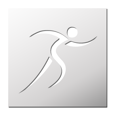 Pochoir Athlétisme