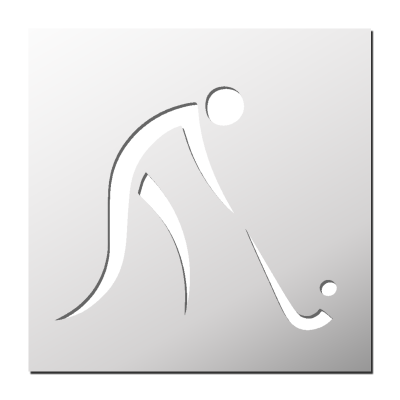 Pochoir Hockey sur glace