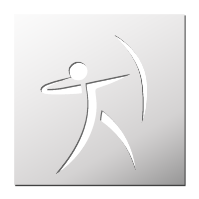 Pochoir Tir à l&rsquo;arc