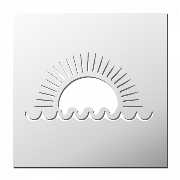 Pochoir Lever du Soleil