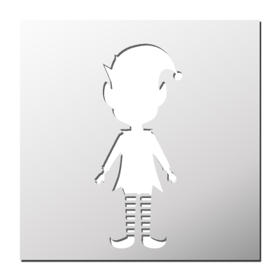 Pochoir Lutin