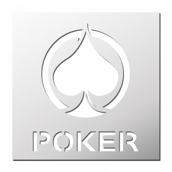 Pochoir POKER