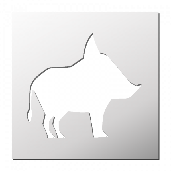 Pochoir Sanglier