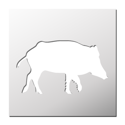 Pochoir Sanglier