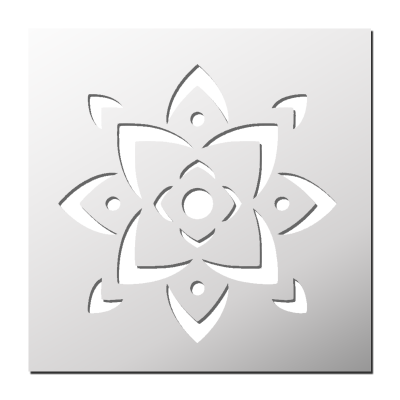 Pochoir Fleur